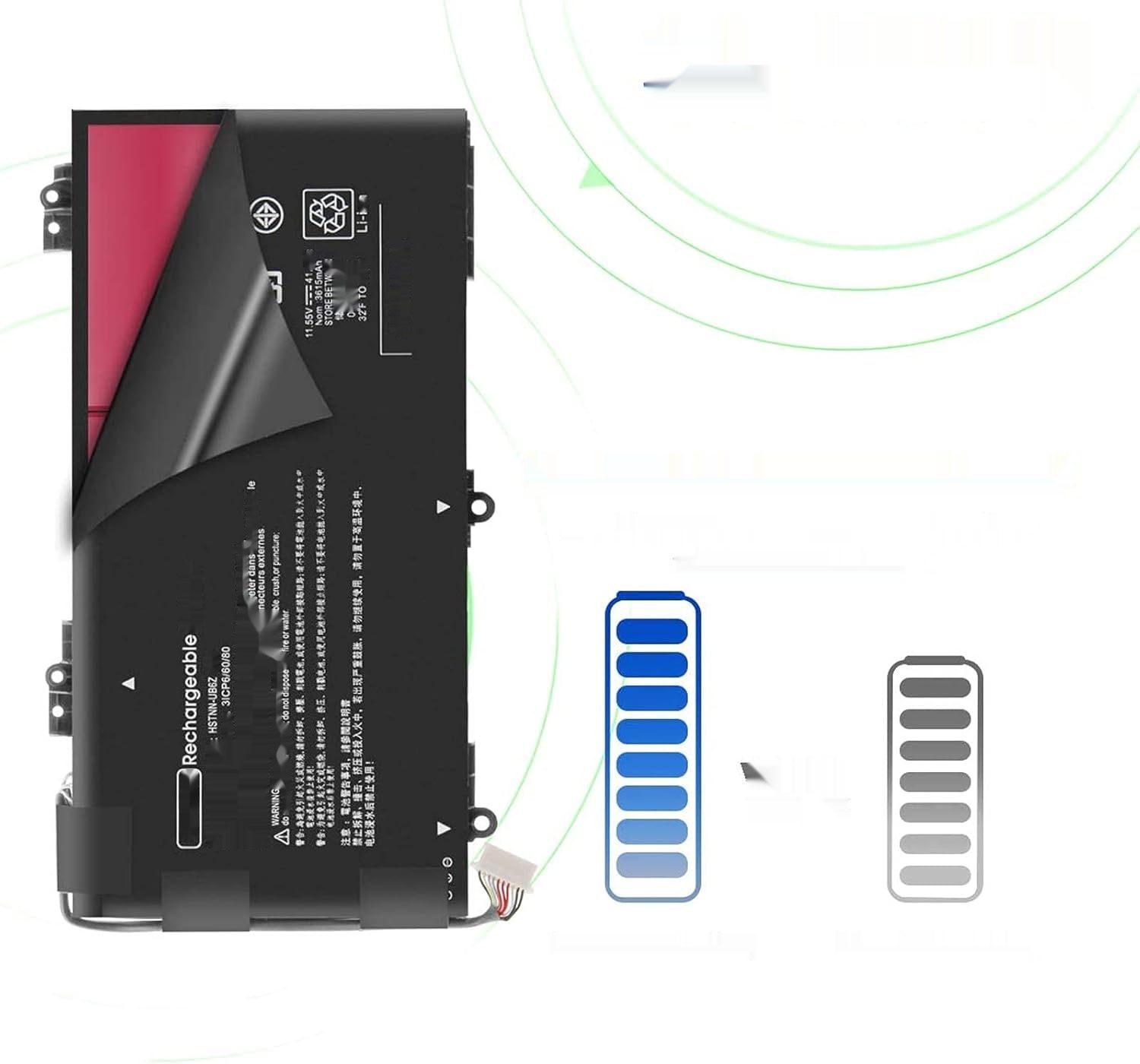 Bateria Exmate do HP SE03XL HSTNN-LB7G 849568-421 849908-850 TPN-Q171