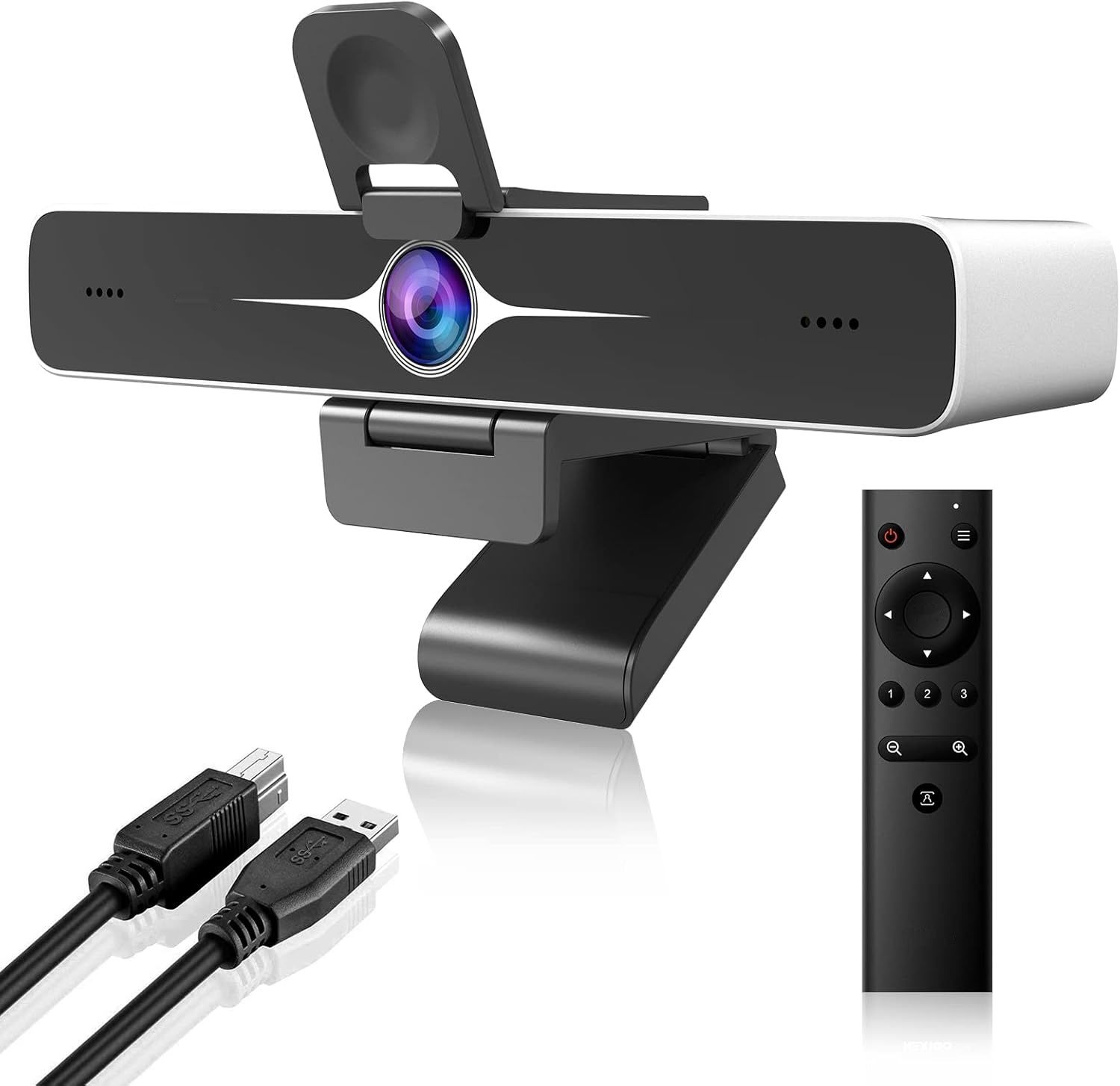 NexiGo Zoom Certyfikat Webkamera N970P 4K, AI, 10x zoom, Sony sensor 8.5