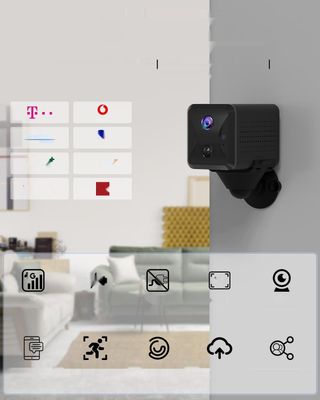 UCOCARE 4G LTE Mini Kamera do monitoringu GSM NA KARTĘ SIM 4G LTE, 1080P HD, 5200mAh