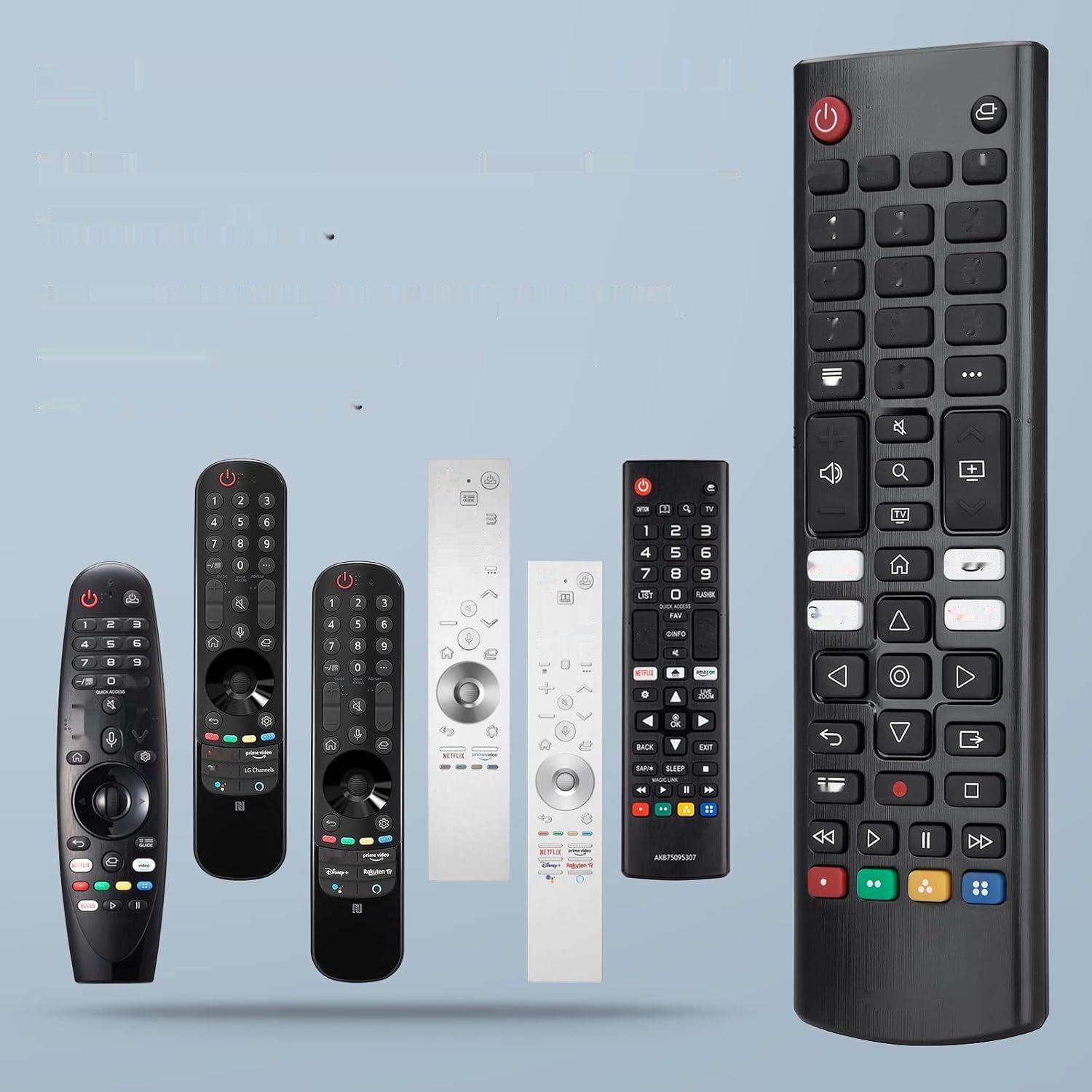 Pilot OMAIC do LG Smart TV z bezpośrednimi przyciskami - Nowy pilot IR