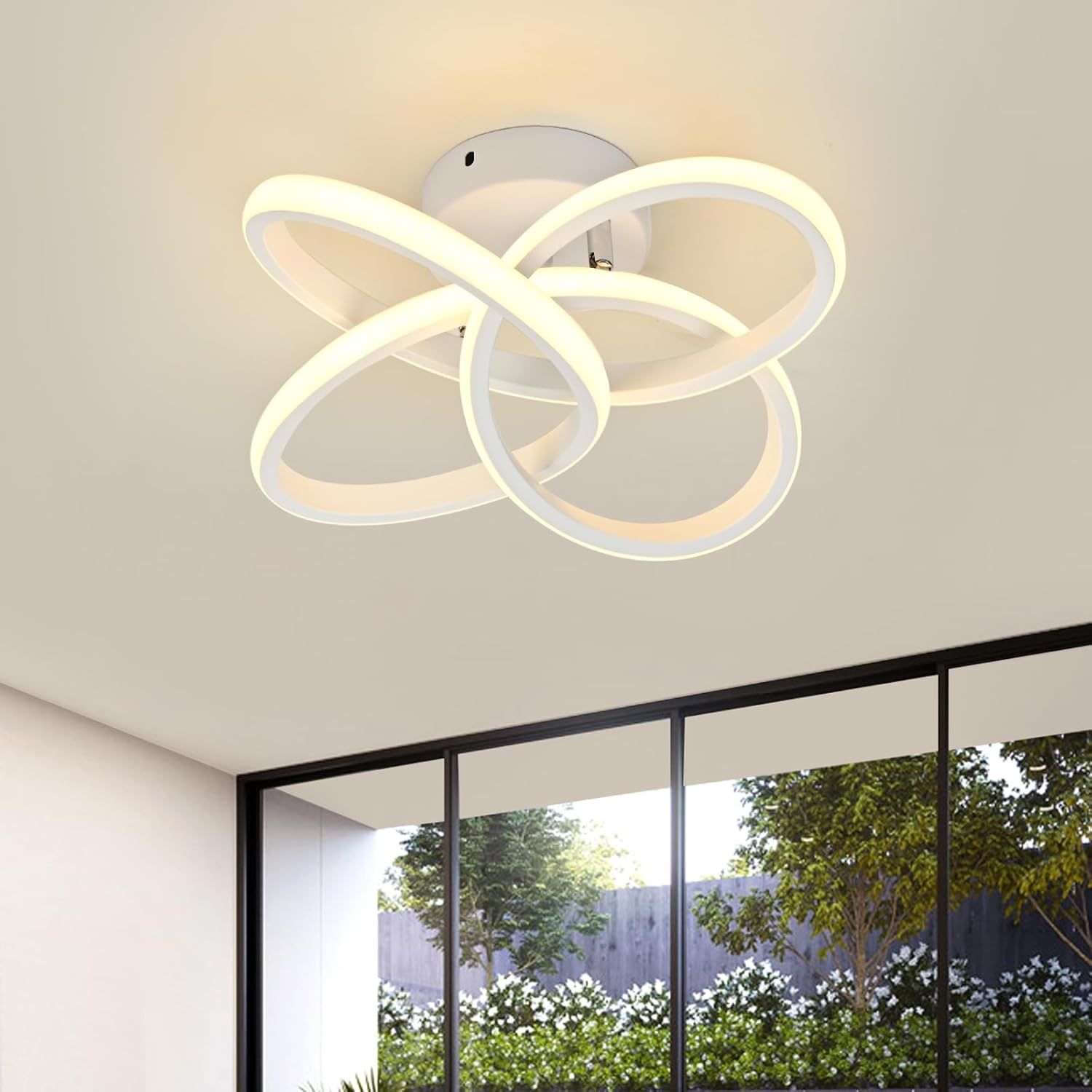 Lampa sufitowa, 36 W LED, 3000 K nowoczesne minimalistyczne oświetlenie.