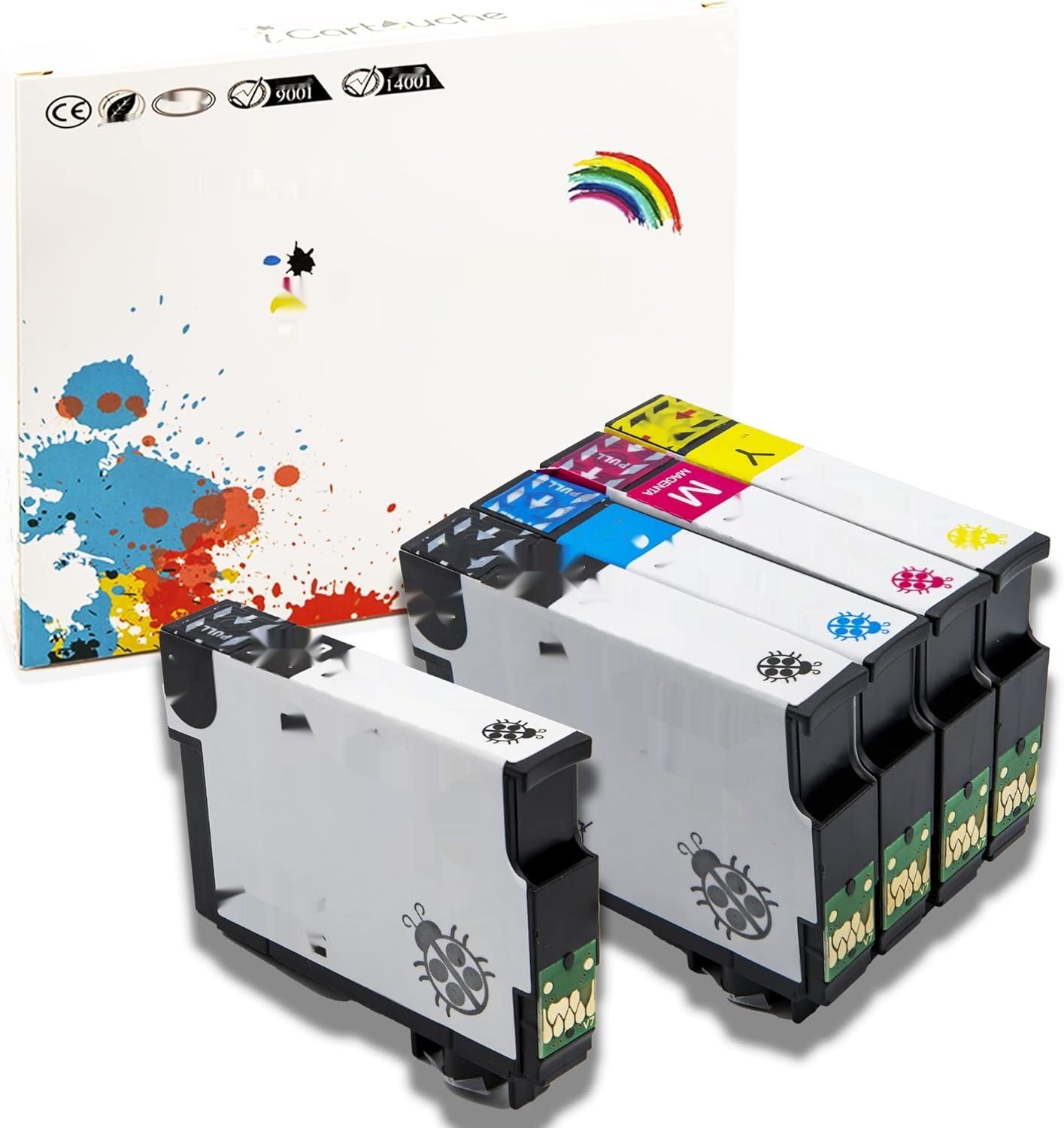 icartouche Kompatybilny wkład atramentowy dla Epson T0715 (2BK 1C 1M 1Y)