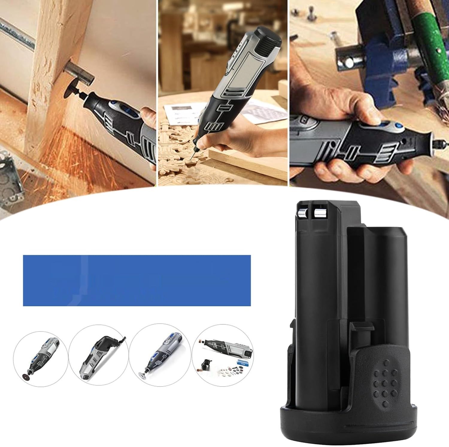 12V 3.0Ah akumulator do Dremel 8200 8220 8300, zamiennik B812-02