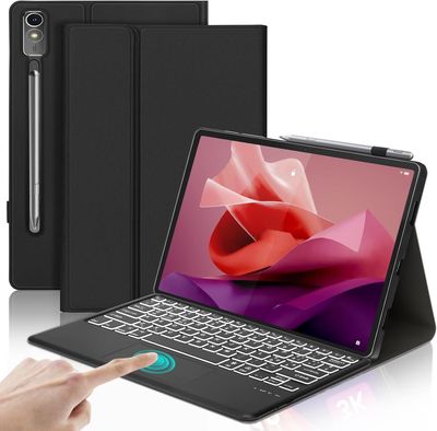 JADEMALL Klawiatura Włoska QWERTY do Lenovo Tab P12 12,7&quot;, Czarna