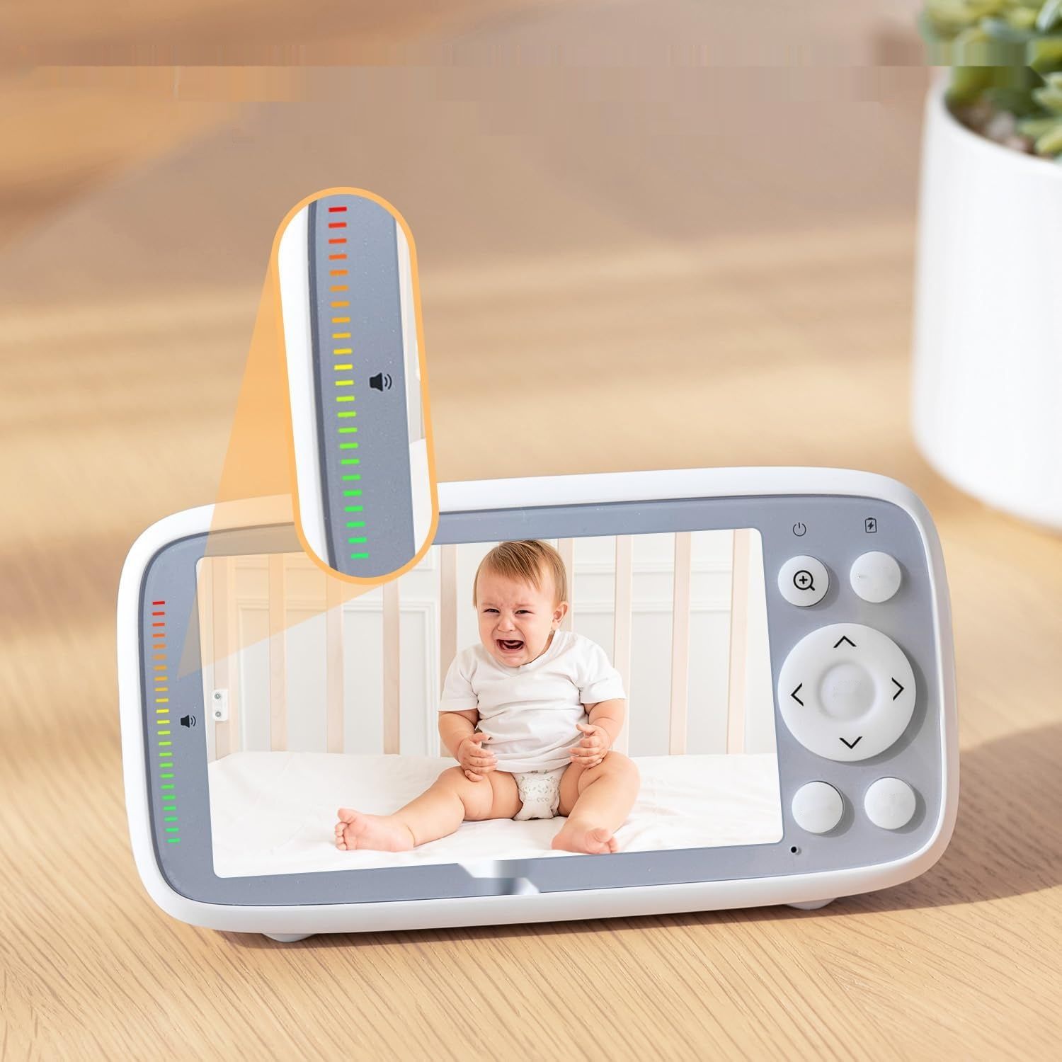 BOIFUN Niania z 2 Kamerami 720P IPS, Zoom 3X, Noktowizor, Bez WiFi