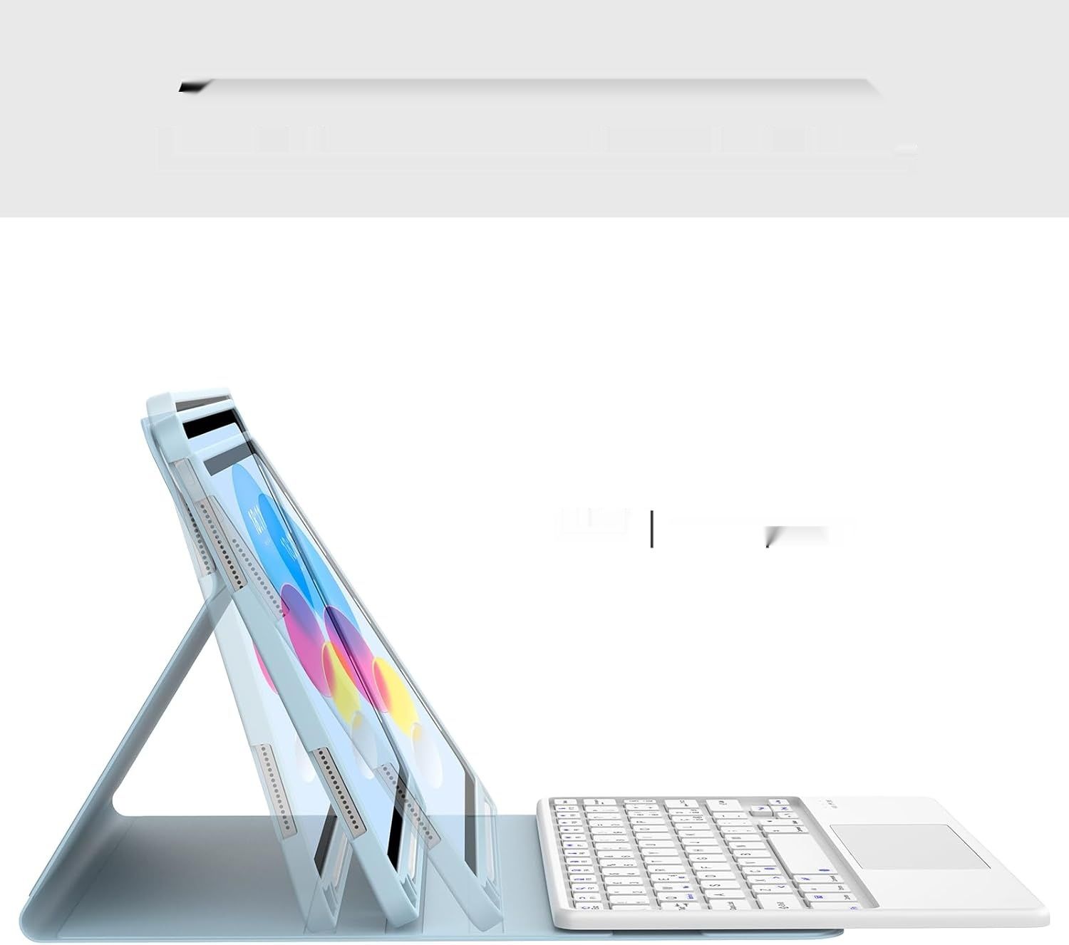 JADEMALL Klawiatura z Touchpadem iPad A16 11&quot; Niebieski