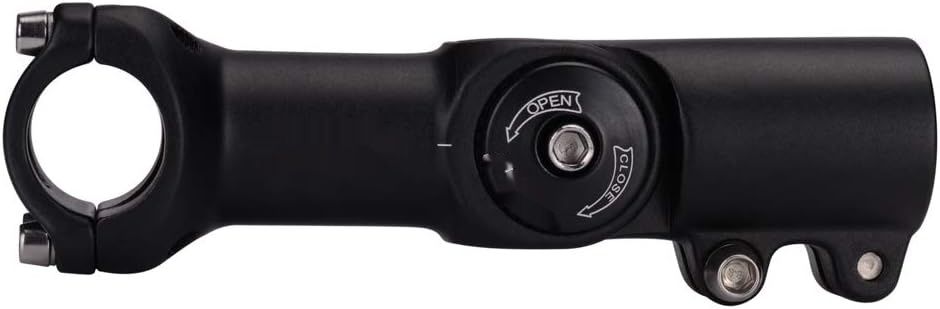 CYSKY Regulowany wspornik kierownicy, 31,8, 80 mm, 0-90 stopni, MTB, czarny