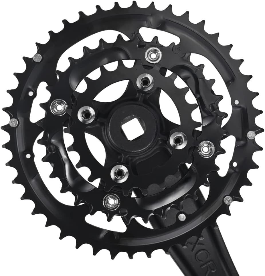 CYSKY Korba Potrójna 170mm 104/64 BCD Zestaw do Roweru Szosowego MTB BMX