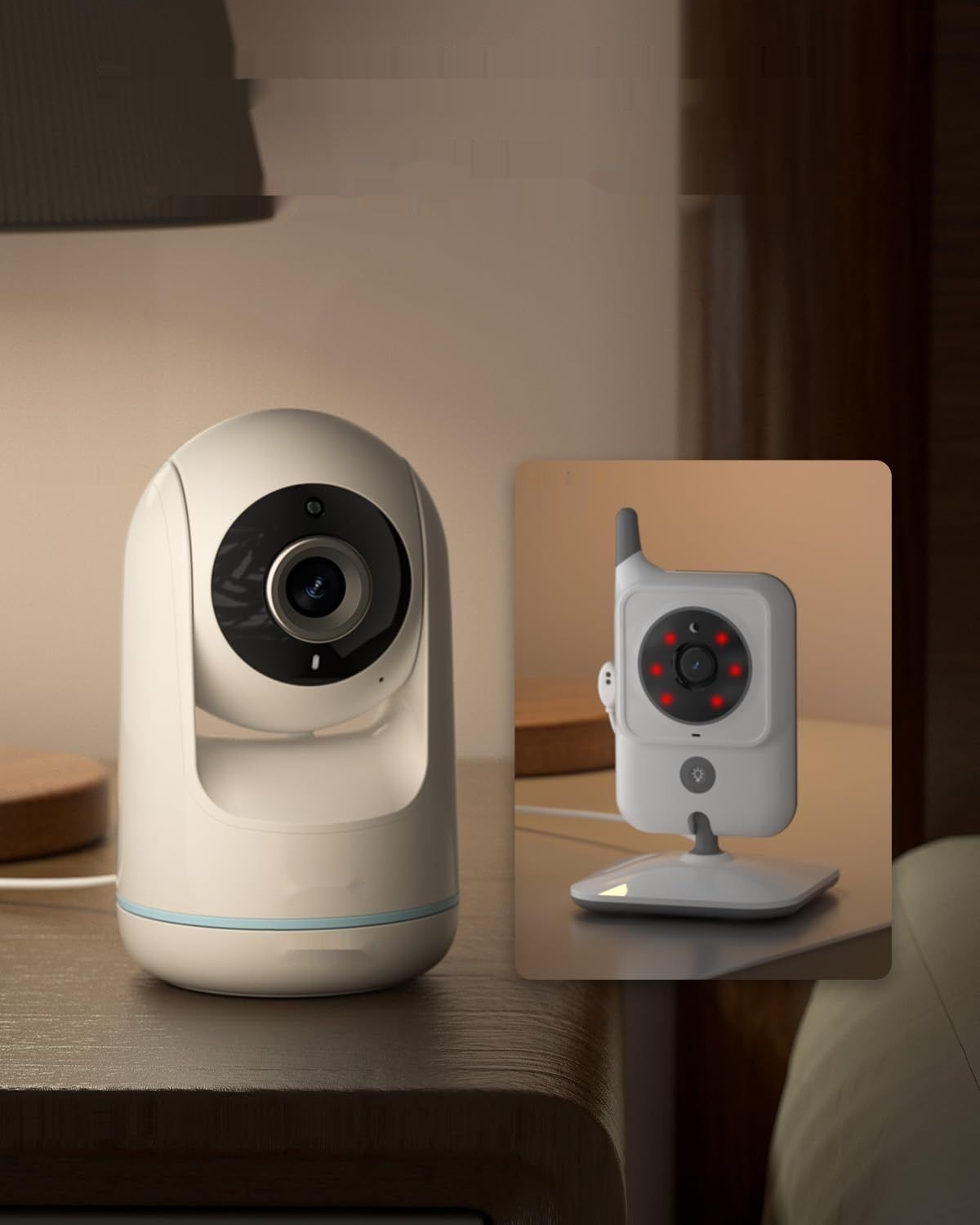 BOIFUN Monitor Dla Dzieci, 360° Kamera, 5&quot; Ekran IPS, 3050 mAh, Zoom 3X