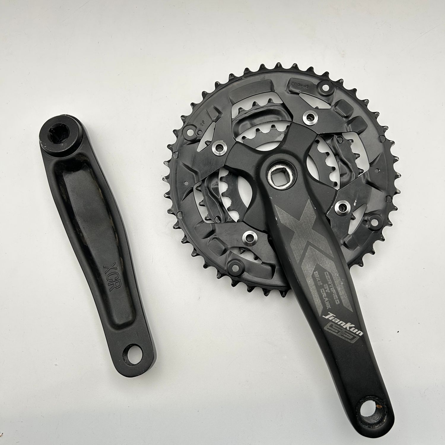 CYSKY Korba Potrójna 170mm 104/64 BCD Zestaw do Roweru Szosowego MTB BMX
