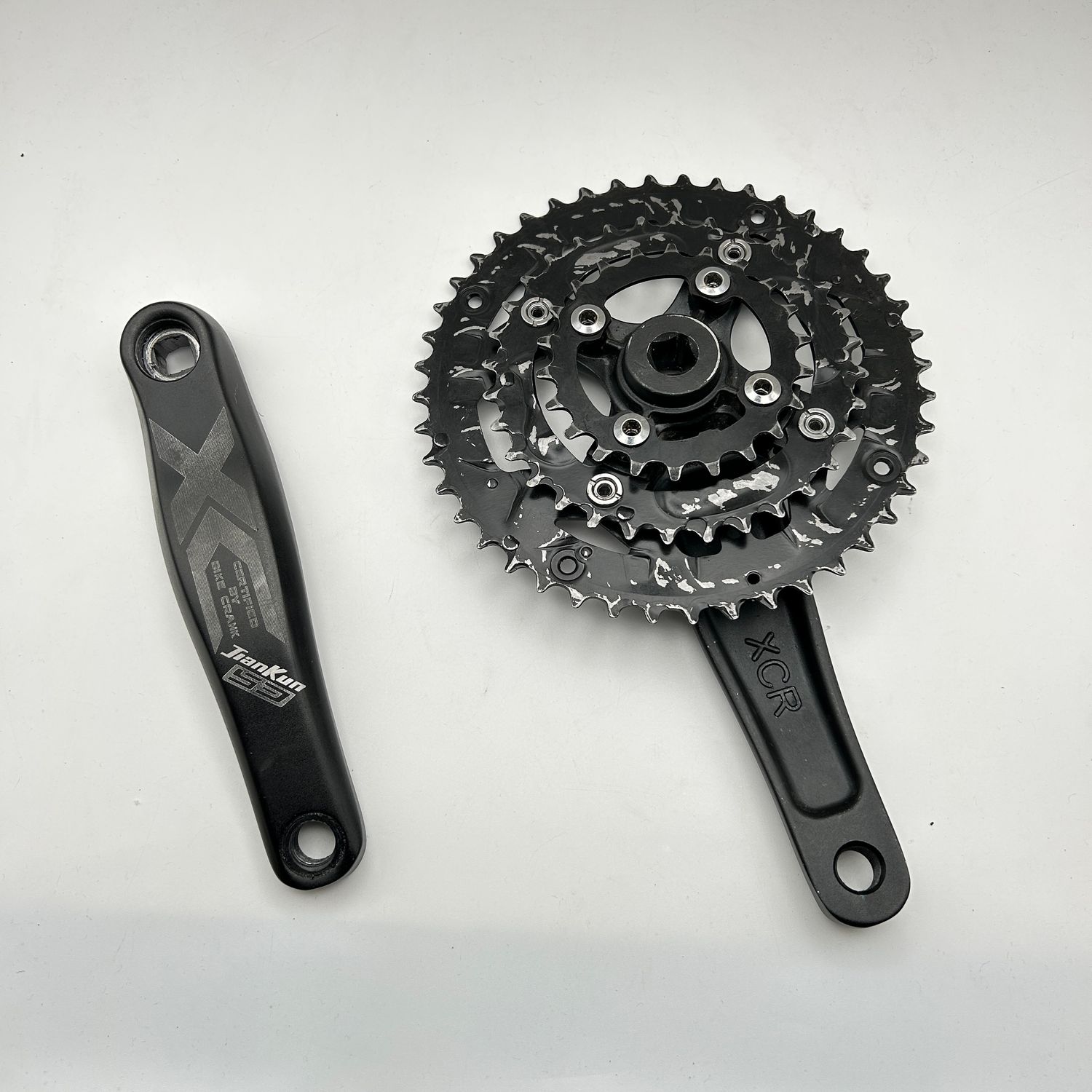 CYSKY Korba Potrójna 170mm 104/64 BCD Zestaw do Roweru Szosowego MTB BMX