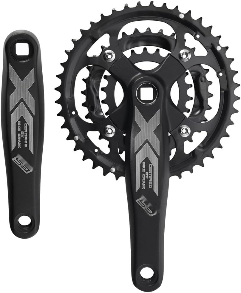 CYSKY Korba Potrójna 170mm 104/64 BCD Zestaw do Roweru Szosowego MTB BMX