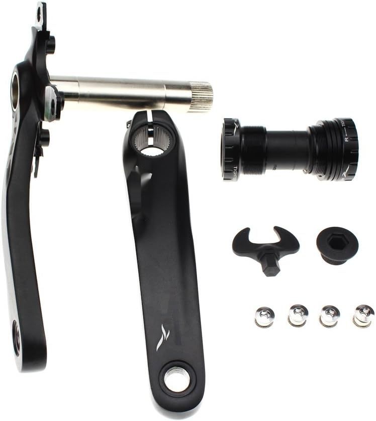 CYSKY Zestaw korb rowerowych 170mm 104 BCD do MTB BMX Rowery szosowe