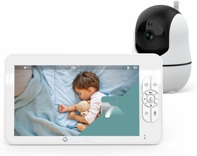 Babystar Babyphone 7&quot; 1080P LCD, 4000mAh, Nocne, Dwukierunkowa, VOX.