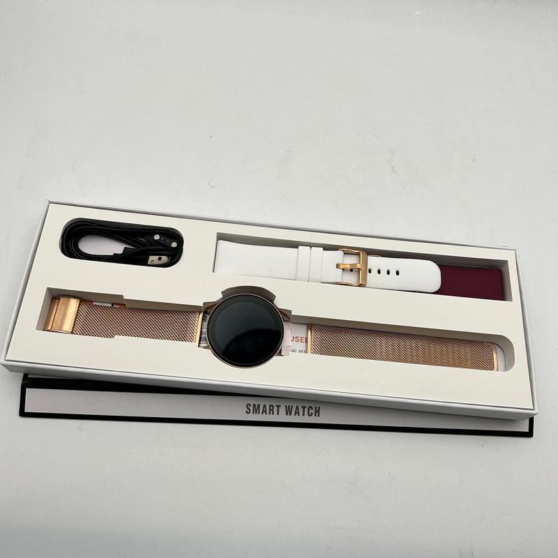 Damski Smartwatch: Połączenia Bluetooth i Asystent AI, Wodoodporny.