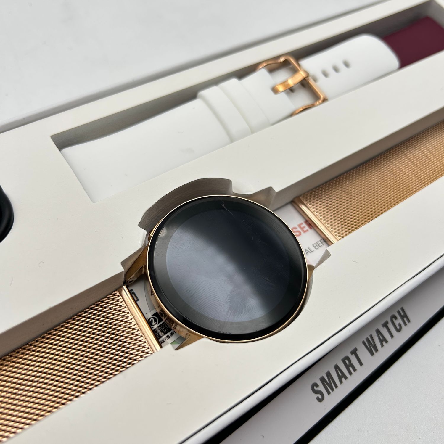 Damski Smartwatch: Połączenia Bluetooth i Asystent AI, Wodoodporny.