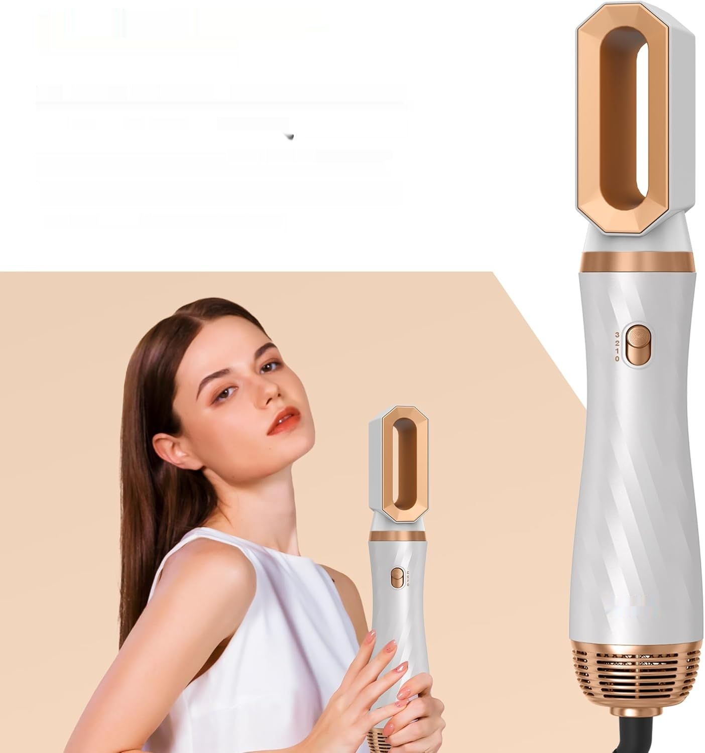 Hot Air Styler UKLISS 6-w-1, Gorący Szczotka Suszarka, Negatywny Jonowy