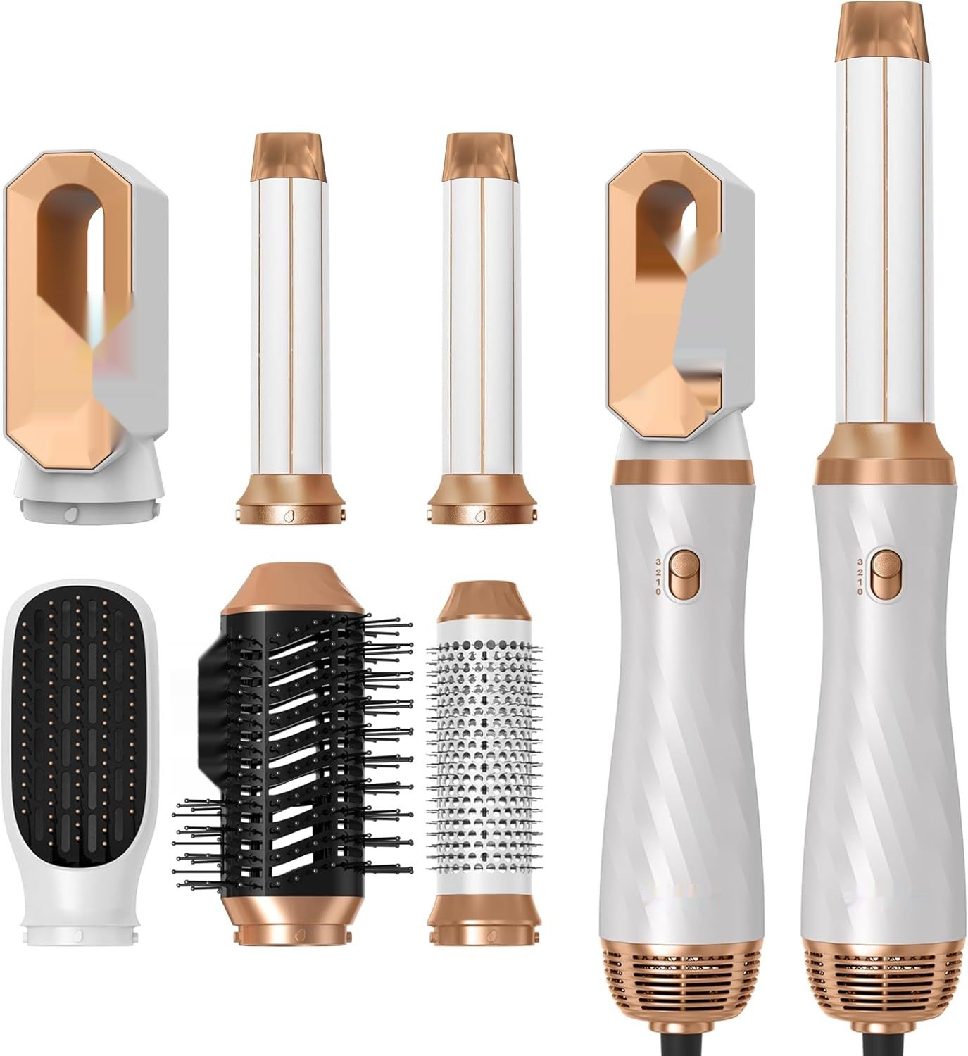UKLISS Styler 1000W 6w1: Gorąca Szczotka, Jonowa Pielęgnacja