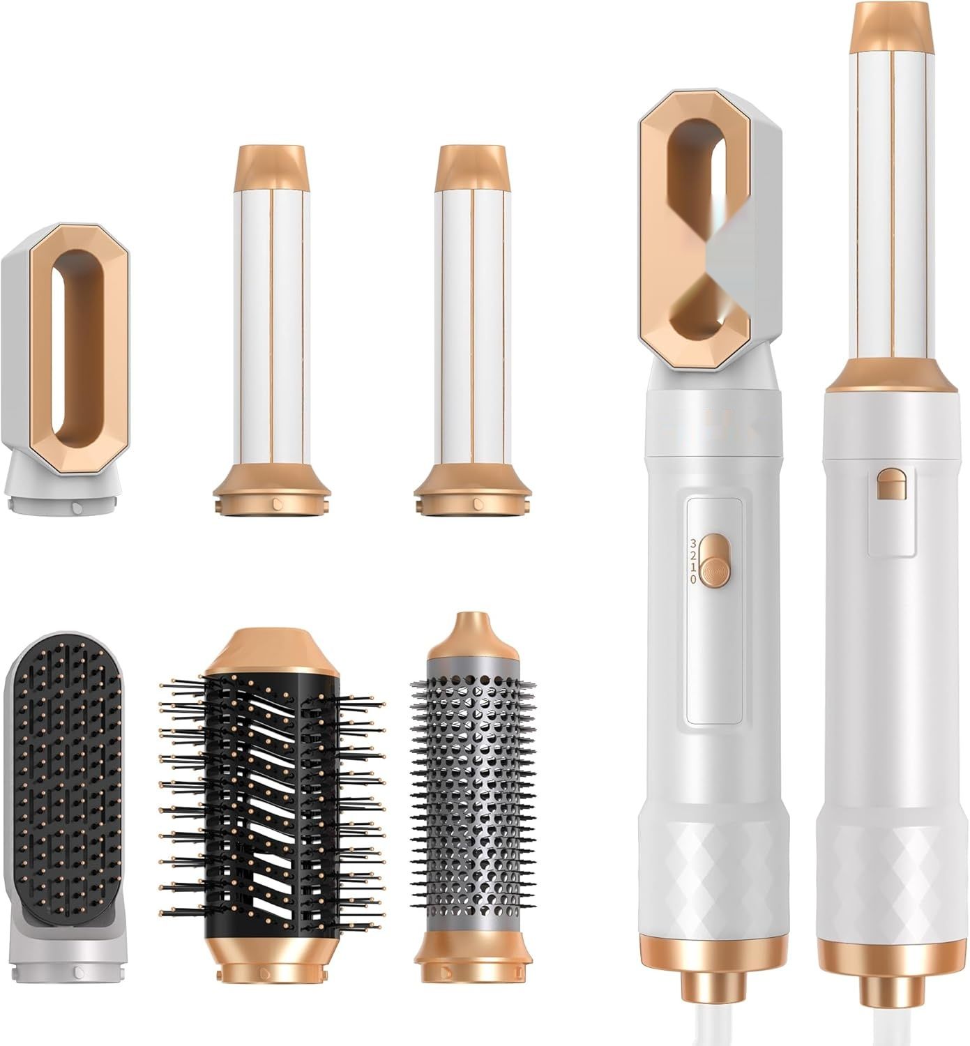 UKLISS Styler 1000W 6w1: Gorąca Szczotka, Jonowa Pielęgnacja
