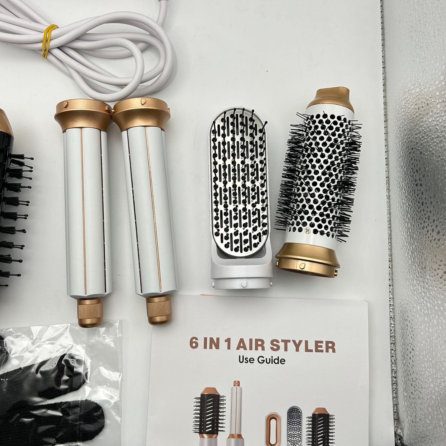 UKLISS Styler 1000W 6w1: Gorąca Szczotka, Jonowa Pielęgnacja