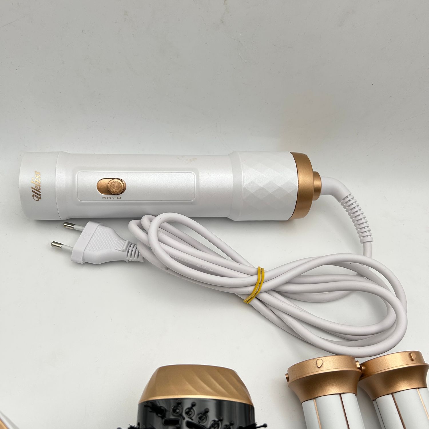 UKLISS Styler 1000W 6w1: Gorąca Szczotka, Jonowa Pielęgnacja