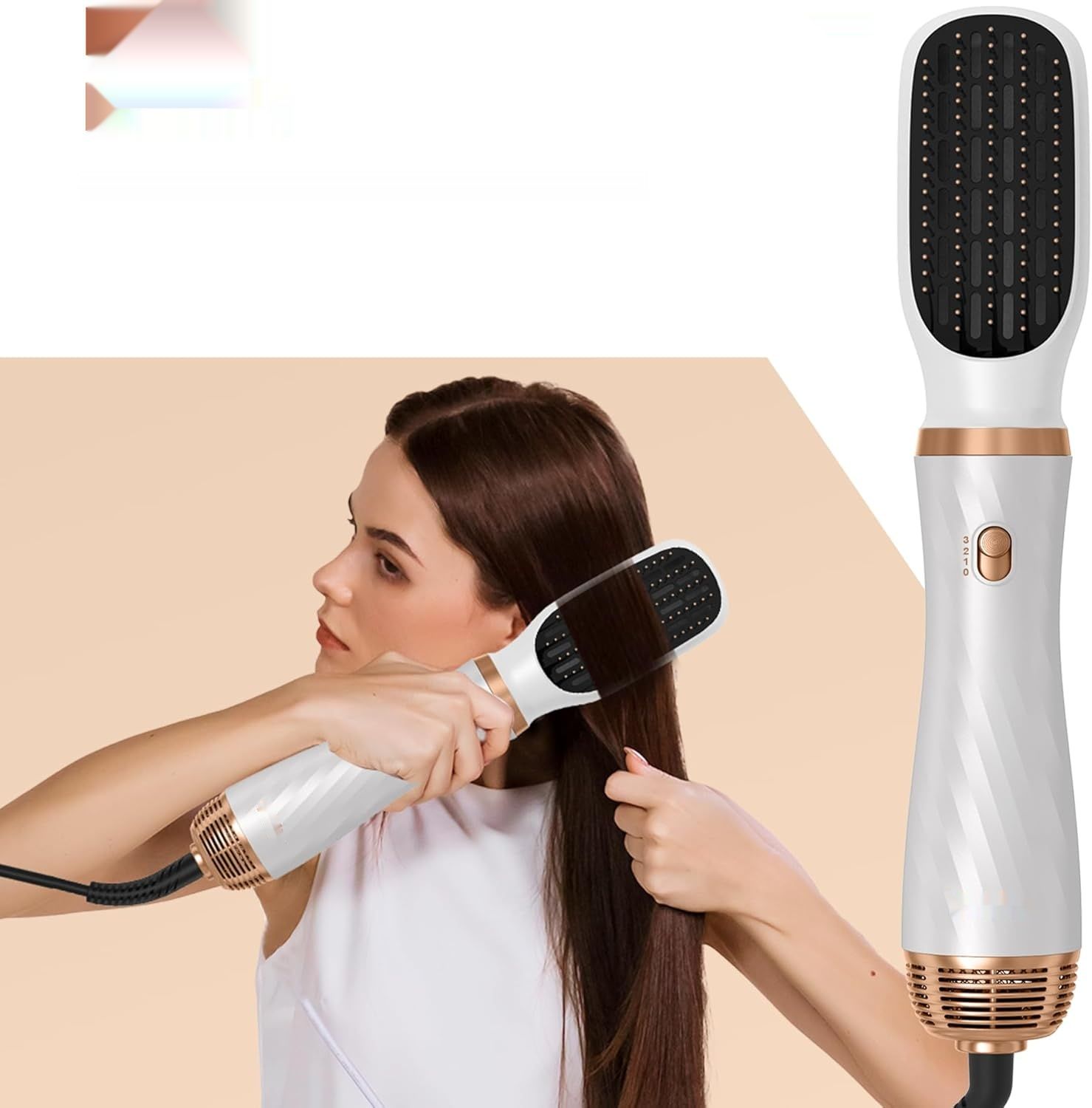 Hot Air Styler UKLISS 6-w-1, Gorący Szczotka Suszarka, Negatywny Jonowy