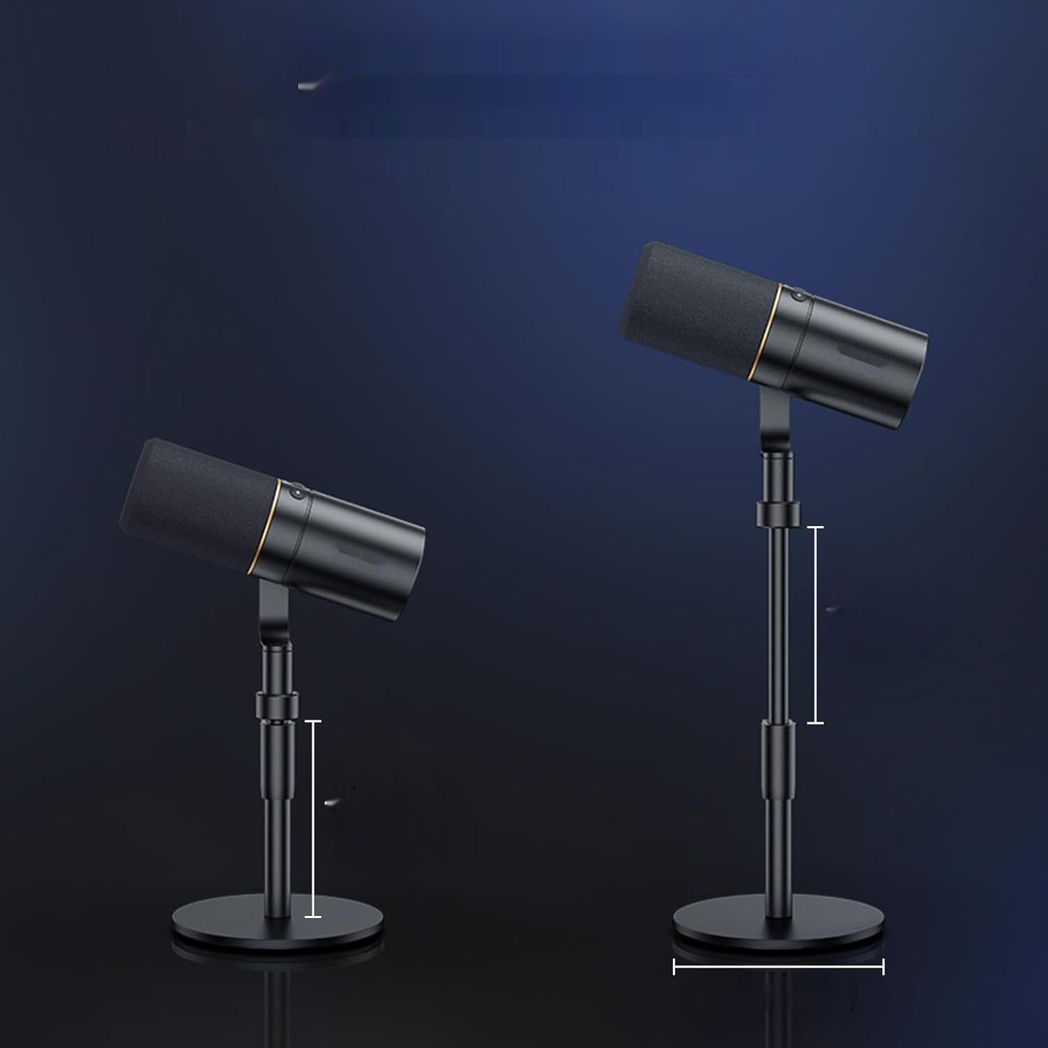 Mikrofon TONOR USB/XLR TD520 z stojakiem, wejście słuchawkowe 3,5 mm.