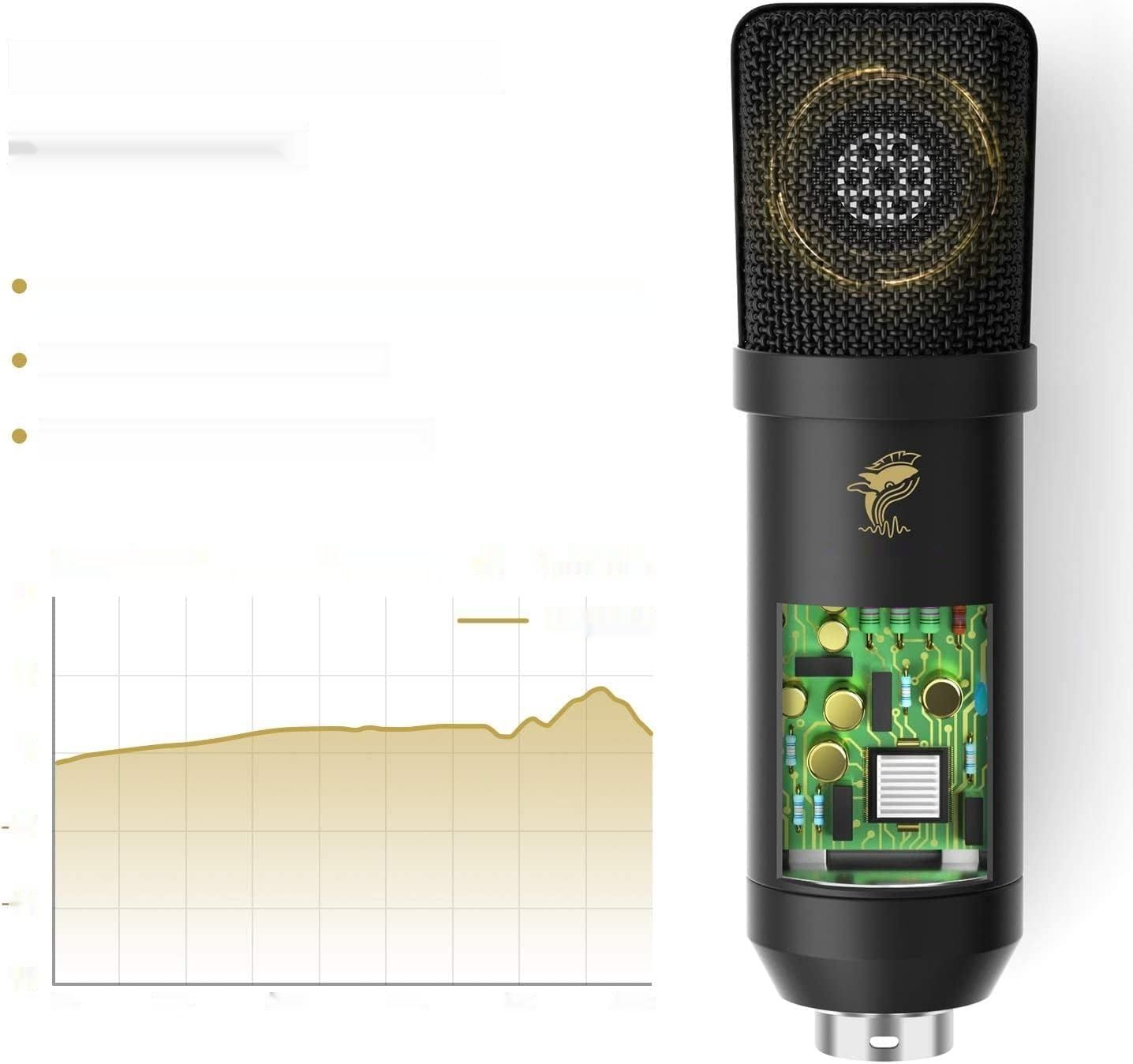 Mikrofon TONOR Kidney XLR z ramieniem T20, pająkiem, filtrem pop (TC20)