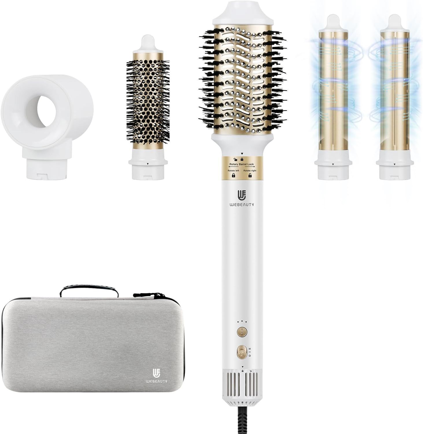 webeauty [5 w 1] Szczotka do dmuchania i powietrza, 110 000 obr./min