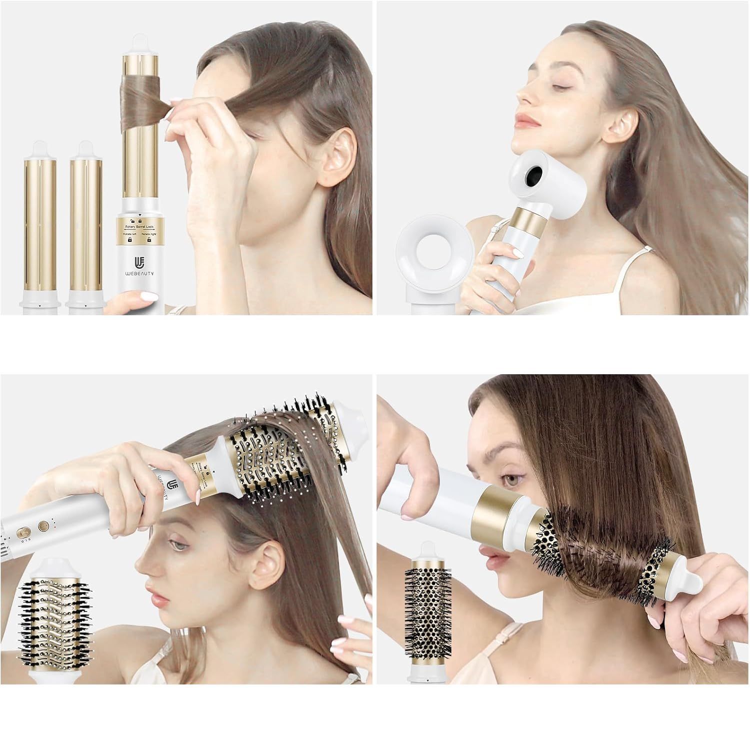 webeauty [5 w 1] Szczotka do dmuchania i powietrza, 110 000 obr./min