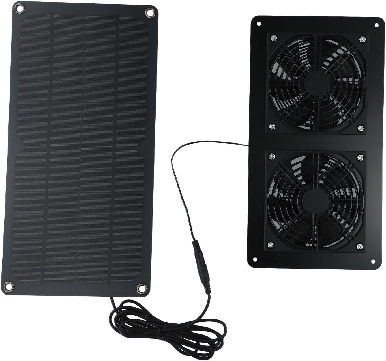 Wentylator wyciągowy zasilany energią słoneczną, 30 W, 12 V, wodoodporny IP65