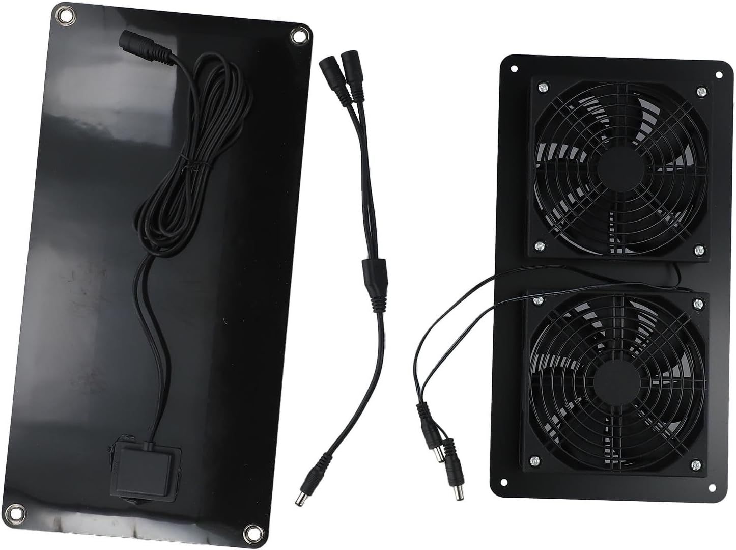 Wentylator wyciągowy zasilany energią słoneczną, 30 W, 12 V, wodoodporny IP65
