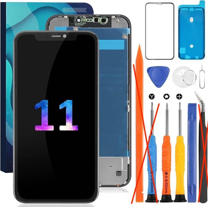 Dla iPhone 11 zamiennik ekranu dla iPhone 11 wyświetlacz LCD dotykowy