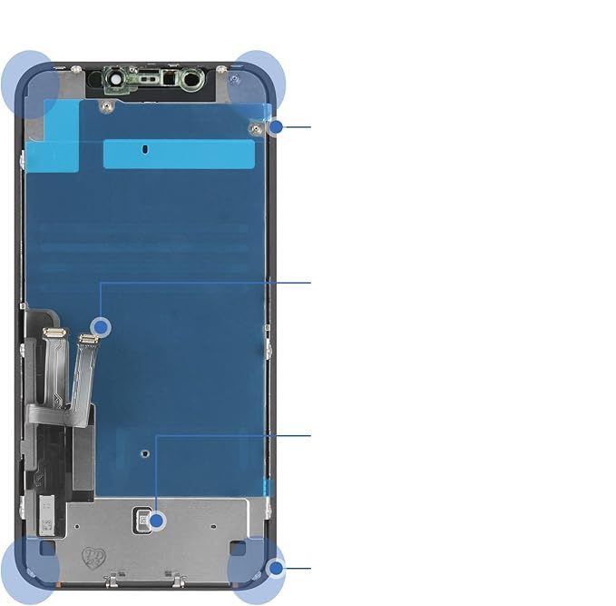 Dla iPhone 11 zamiennik ekranu dla iPhone 11 wyświetlacz LCD dotykowy