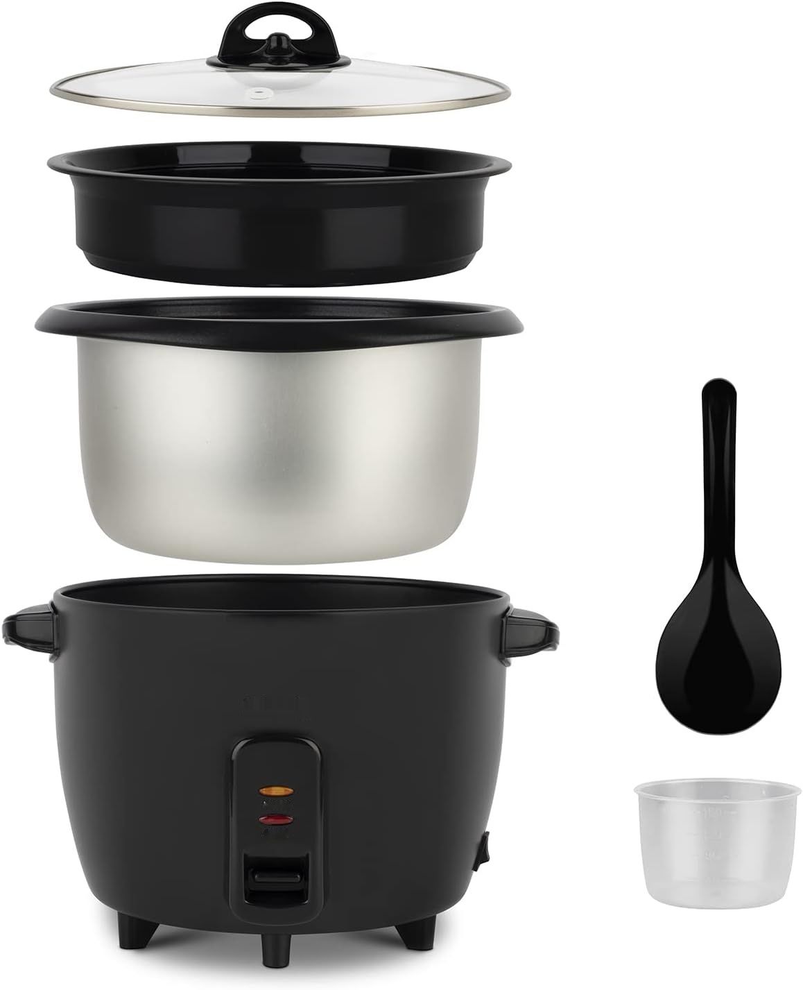 H.Koenig Rice Cooker ORYZA8, 1.8 L, Funkcja Podgrzewania, 700 W