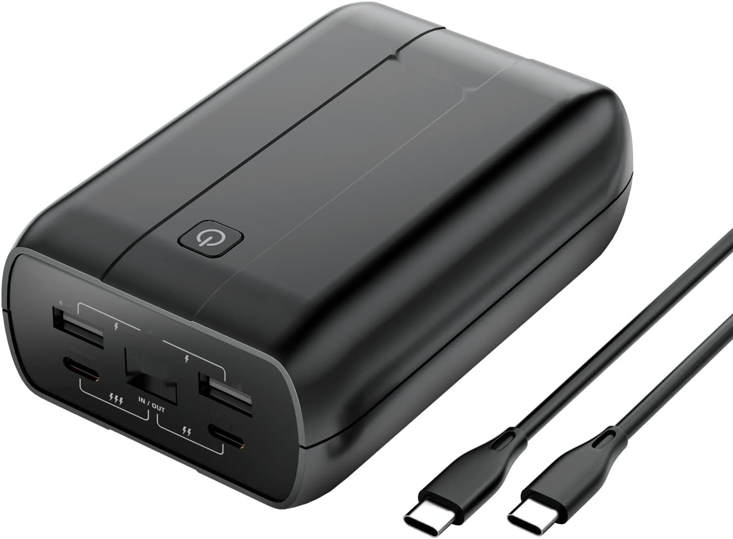 Imuto Laptop Powerbank 27200 mAh, USB C PD 100 W, 4 porty