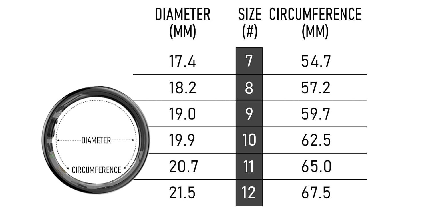Smart Ring findtime: złoty pierścień, tracker fitness, monitor zdrowia, silver + middle gold #10