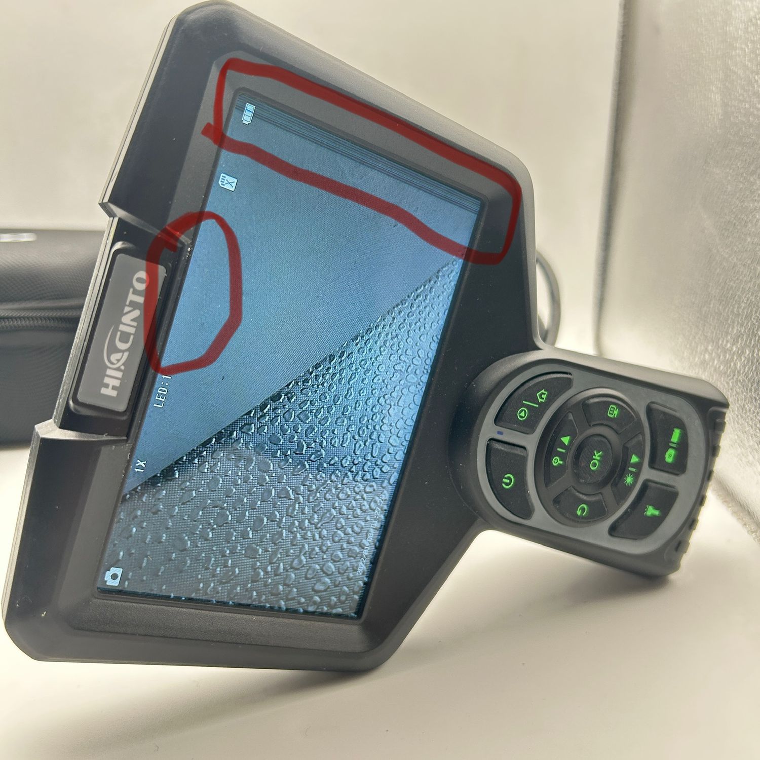Hiacinto Kamera endoskopowa 20m, ekran IPS, IP68, 8mm, 1080P HD
