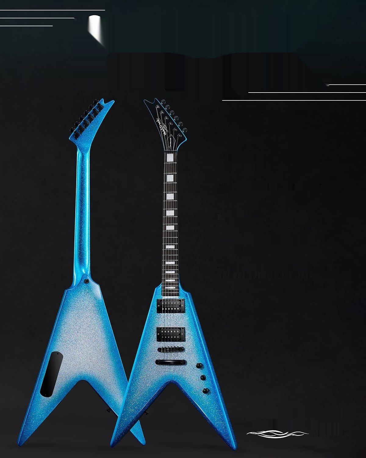 CERBERUS Gitara Elektryczna, Bardzo Ciężka Metalowa, Korpus Mahoń