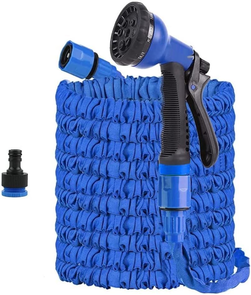 Elastyczny wąż ogrodowy Yiting, z pistolet natryskowy, adapter, złączki.