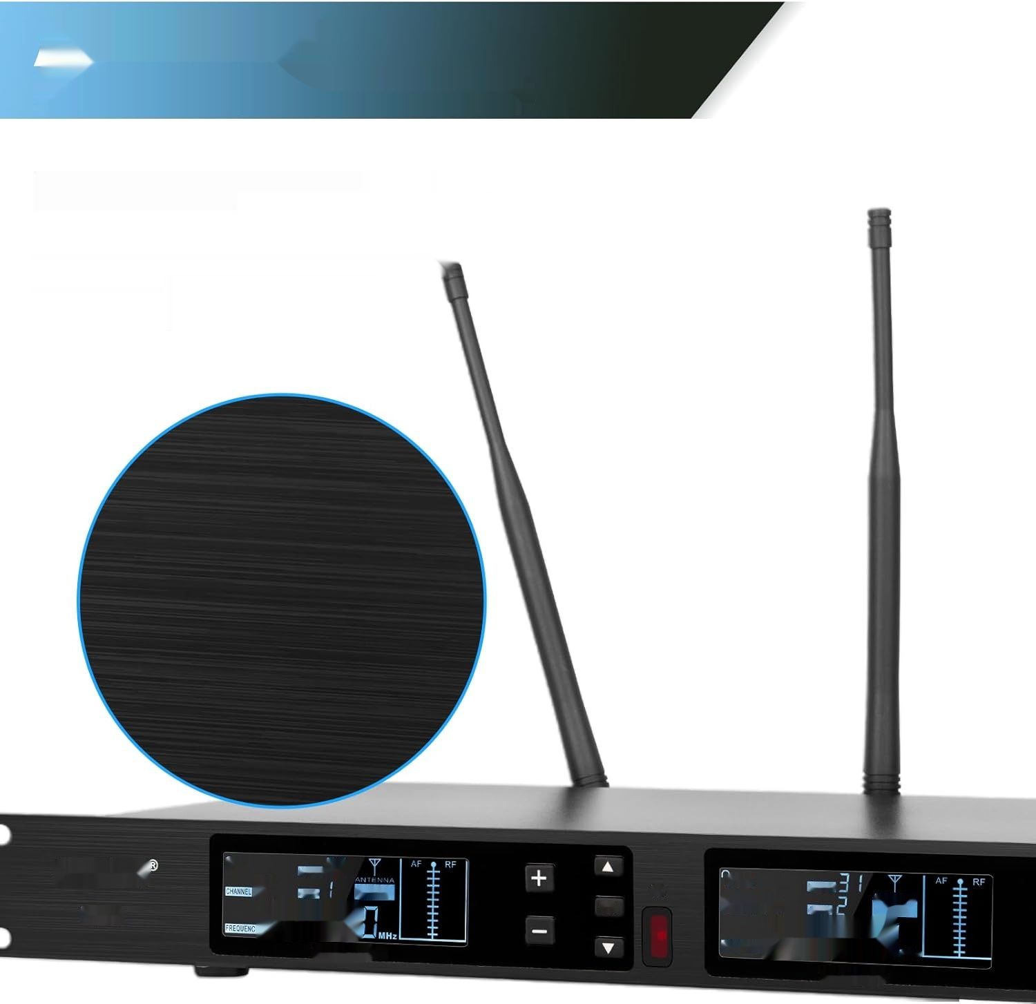 Depusheng DR80 Profesjonalny zestaw mikrofonów UHF, bezprzewodowy, zasięg 150m.