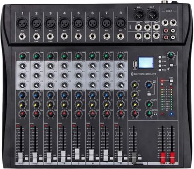 Depusheng DT8 konsola mikserska Sound Board 8 kanałów Cyfrowe USB