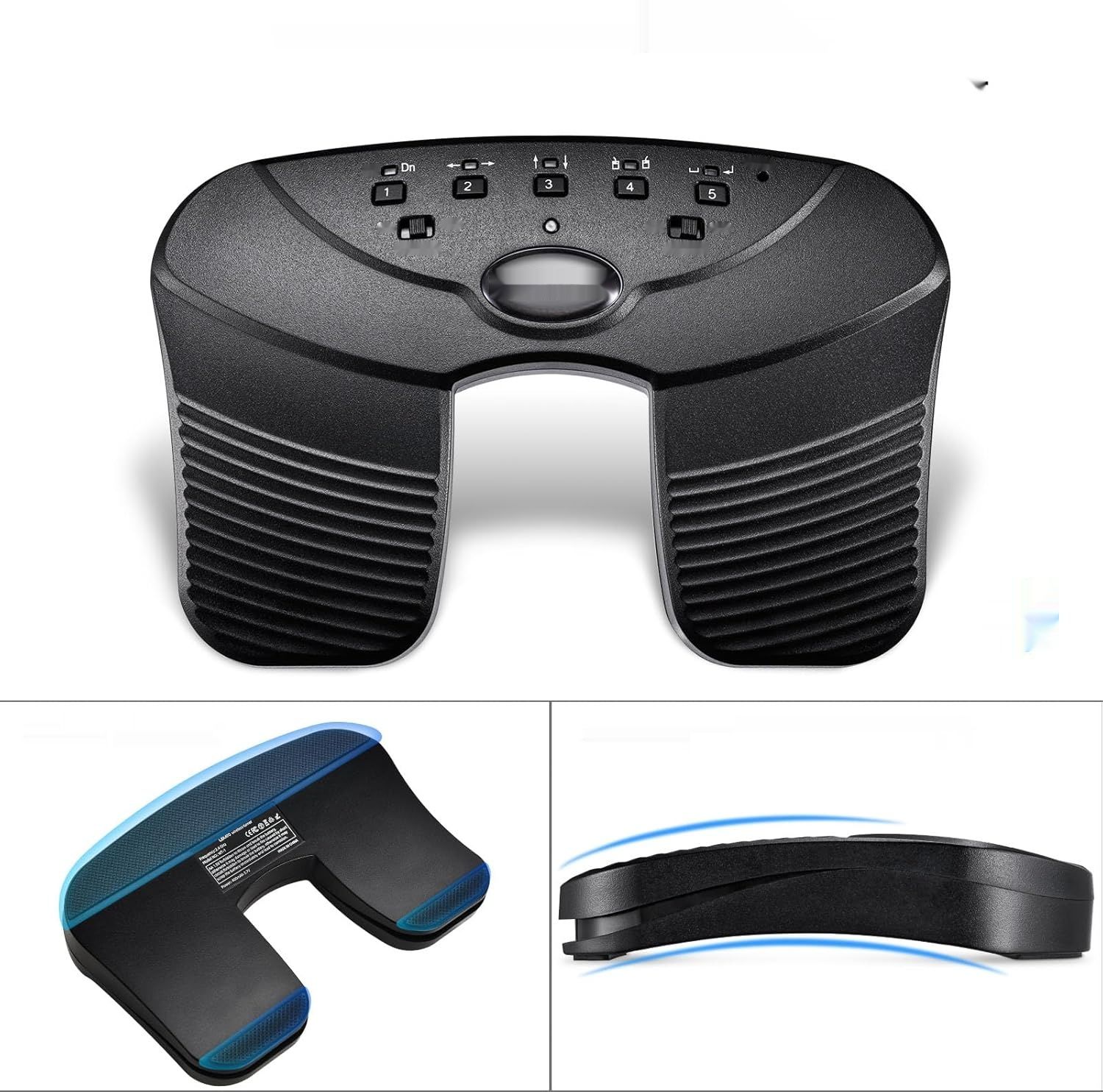 LEKATO Bluetoothowy pedał do przewracania stron Cichy przewijacz nut