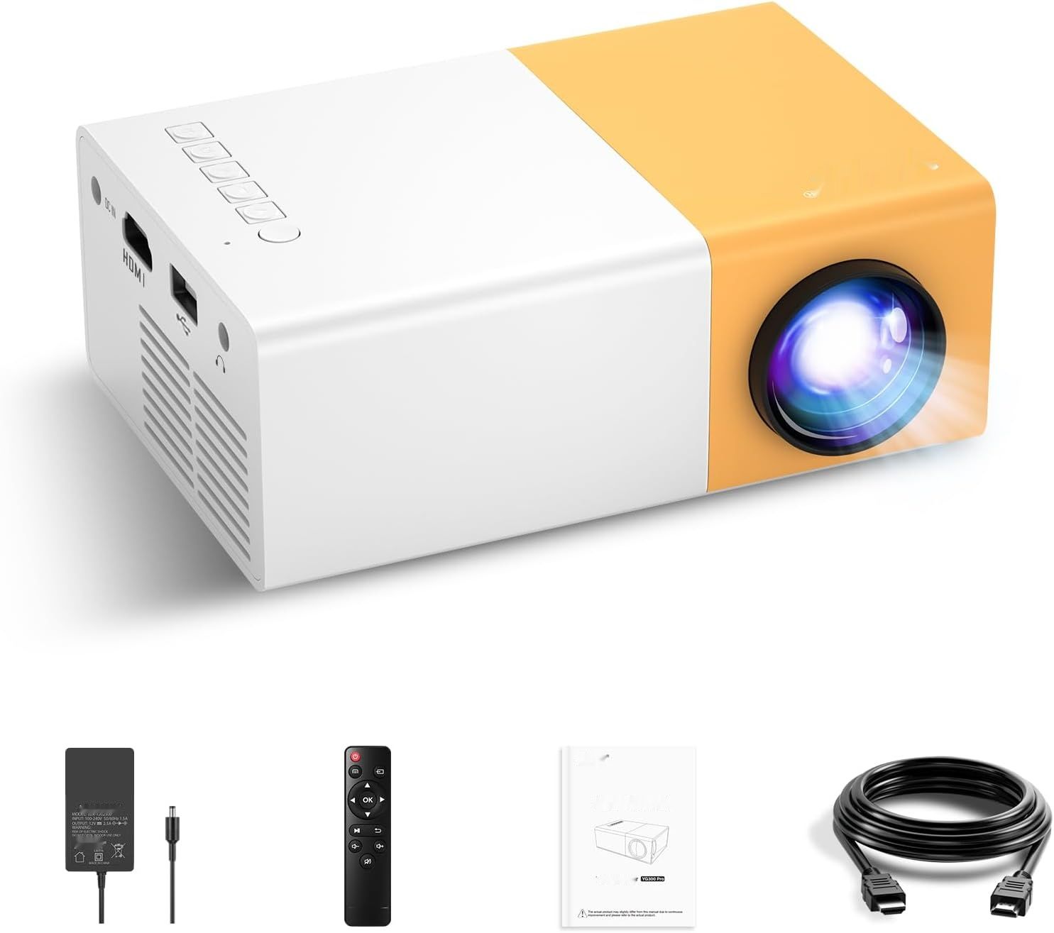 Mini rzutnik, projektor LED do bajek, prezent dla dzieci, kino domowe