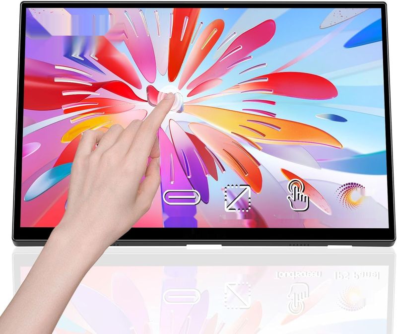 Przenośny monitor Akntzcs 16&quot; 1920x1200P IPS USB-C z podstawka