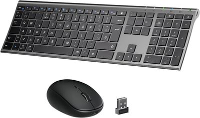 iClever DK03-QWERTY Klawiatura i Mysz Hiszpańska Bezprzewodowa