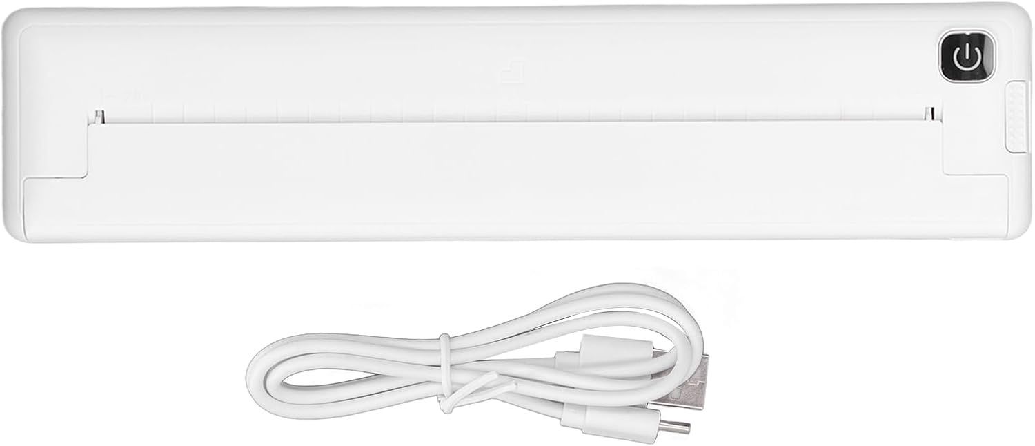Przenośna drukarka YWBL-WH Portable A4 Inkless, kompaktowa, 200 dpi
