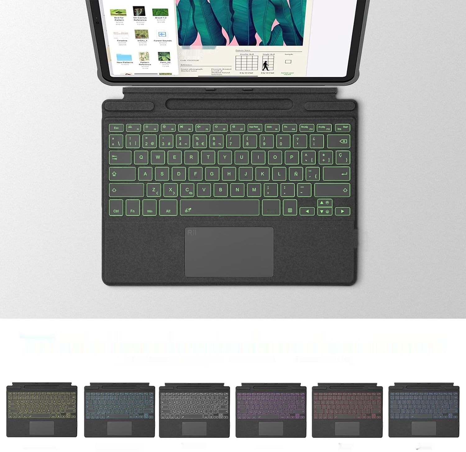 Rii SF108 Bezprzewodowa Klawiatura Bluetooth do Microsoft Surface Pro
