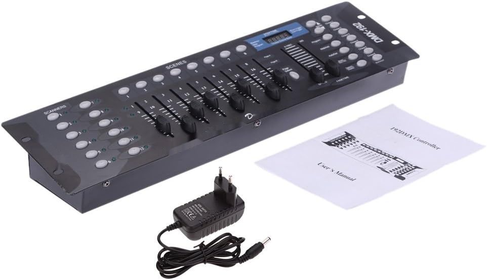 Kontroler DMX, 192 Kanały DMX 512 Konsola do Oświetlenia Scenicznego