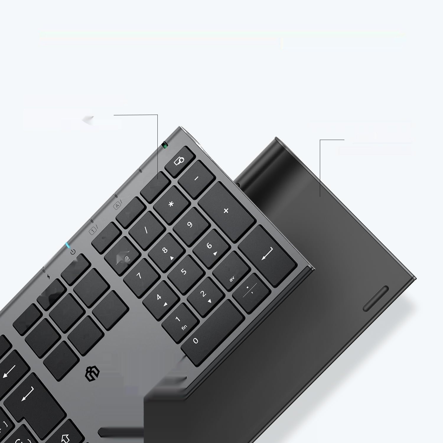 iClever Klawiatura Bluetooth BK23-QWERTY Hiszpańska Bezprzewodowa dla Mac